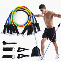11 Pcs Resistance Band Set For Men & Women