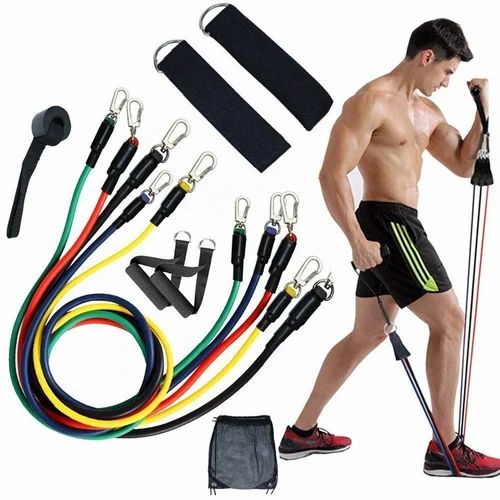 11 Pcs Resistance Band Set For Men & Women